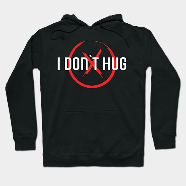 I don`t  hug. Wednesday Addams. Hoodie by TigrArt